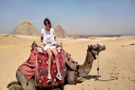 Tour to pyramids, museum visit & dinner cruise combo