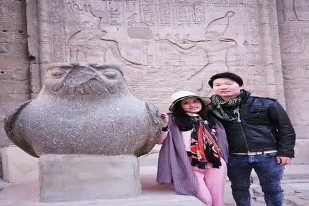 Visit edfu, kom ombo temples from aswan on private tour