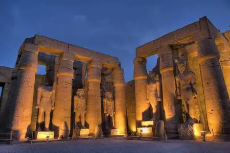 Private Sound and light show at karnak temple